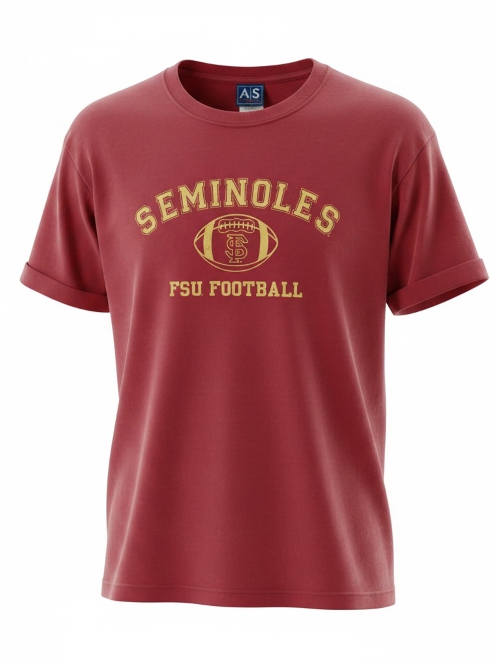 Florida State Seminoles Garnet Short Sleeve Football T-Shirt